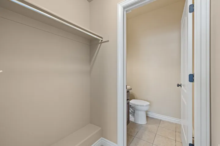 Half Bath & Mini-Mudroom.