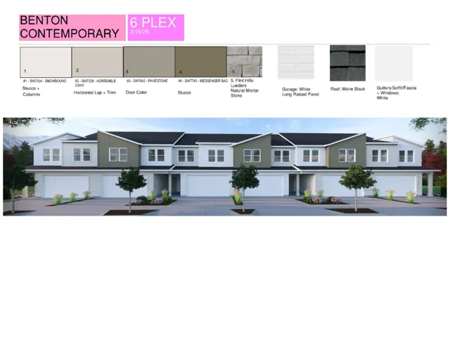 Modern Exterior.  Farmhouse Exterior available in neighboring building