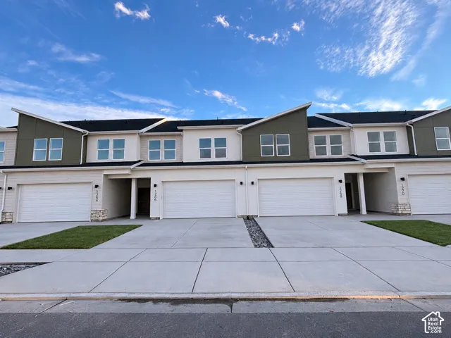 This is the townhome building on the same street.  The landscaping is a digital mockup of what is intended for the community.