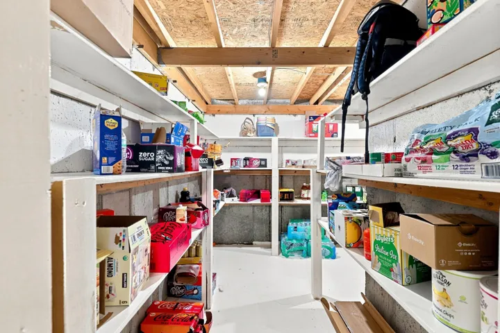 New built in shelving in cold storage