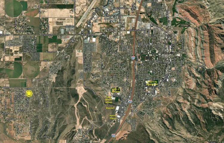 Aerial Map. Indicating the geographic location of the property and surrounding areas