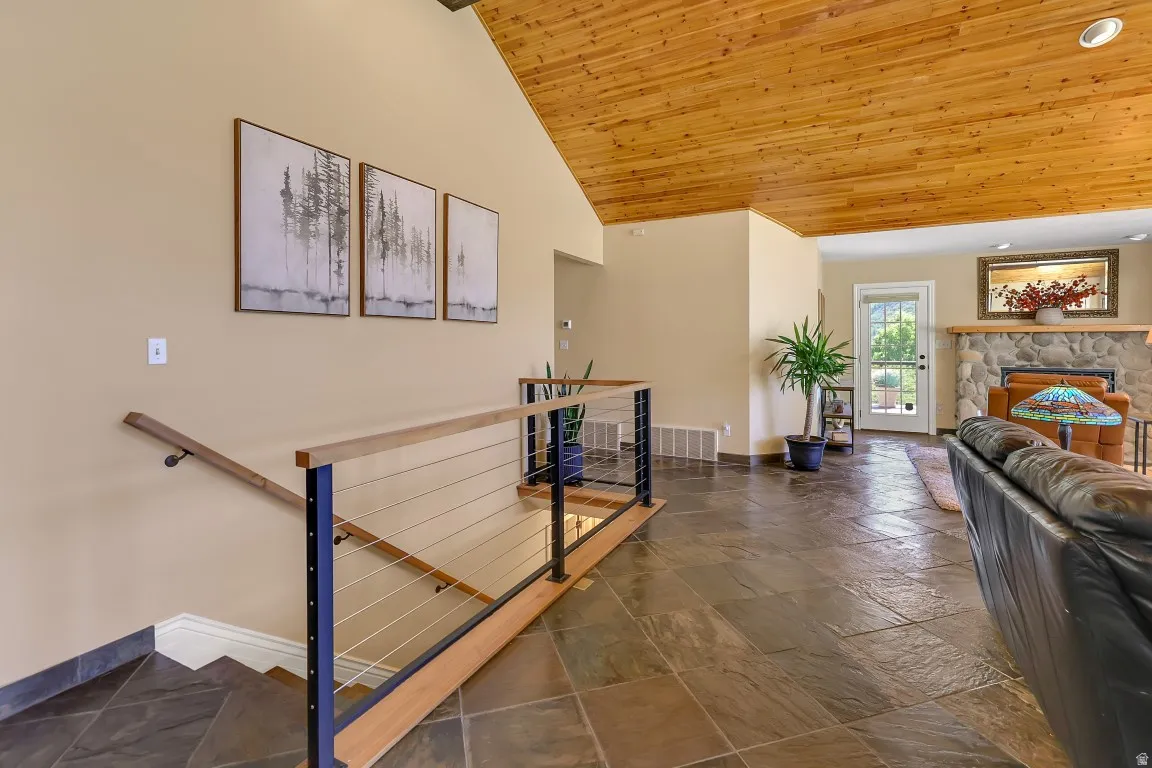 Stairs to lower level