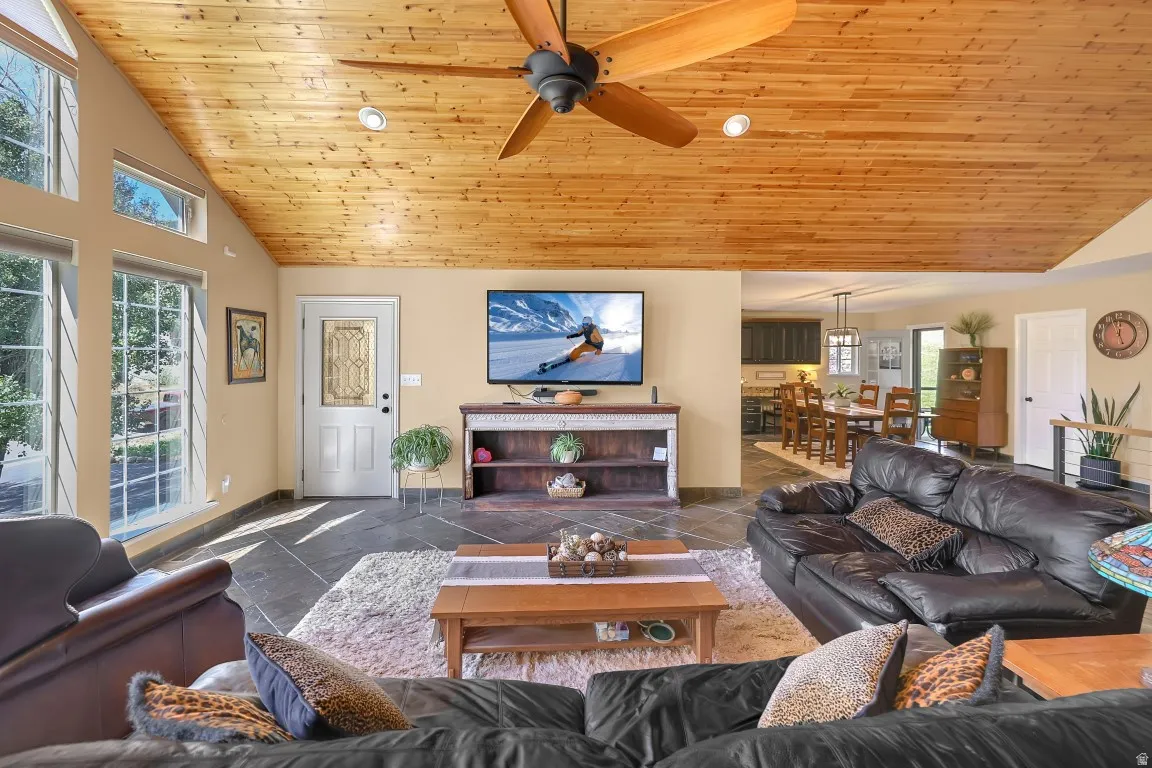 Spacious living room and open floorplan