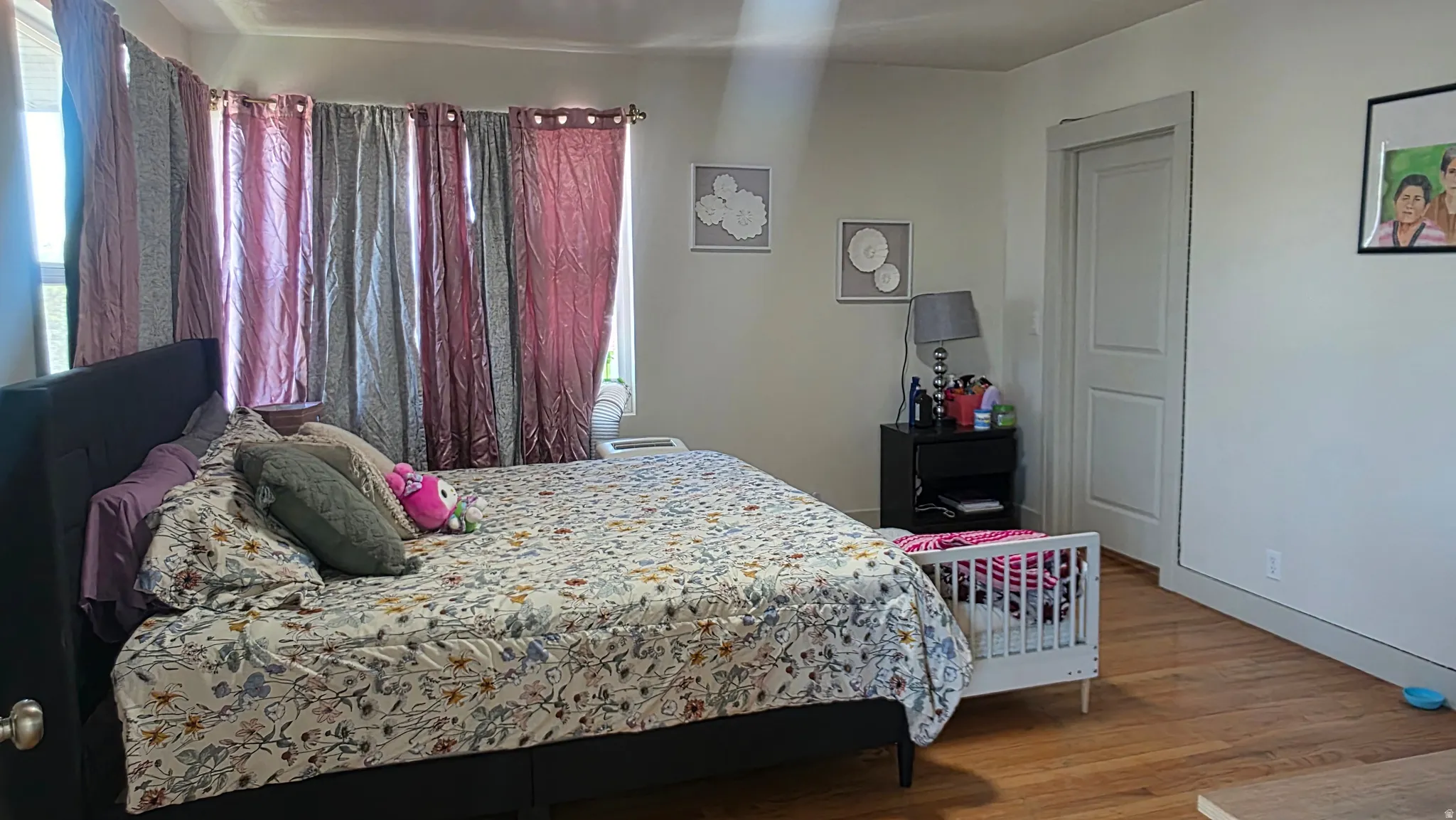 Hardwood-style flooring throughout
