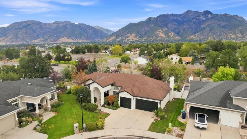 Expansive mountain backdrop