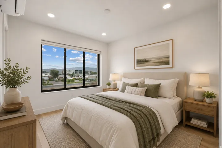 Virtually Staged Primary Suite