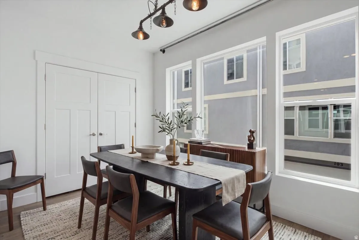 White walls with elegant trim work