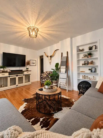 Wood-finish flooring