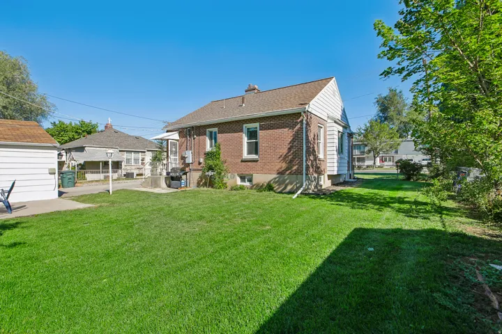 Expansive green lawn