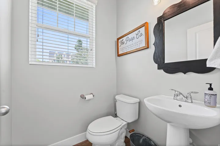 1/2 Bathroom on the Main Floor