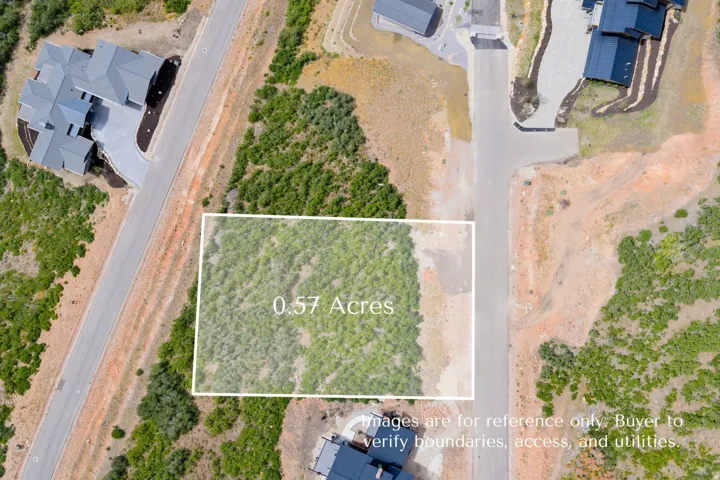 0.57-acre property featuring natural vegetation and direct road frontage