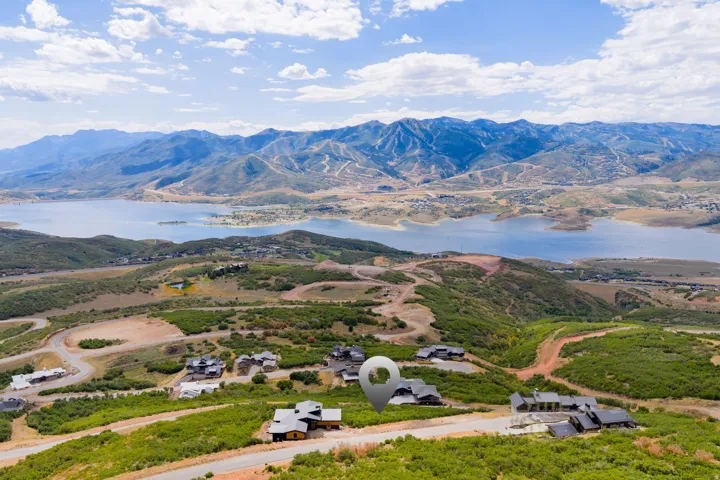 Expansive mountain and lake scenery