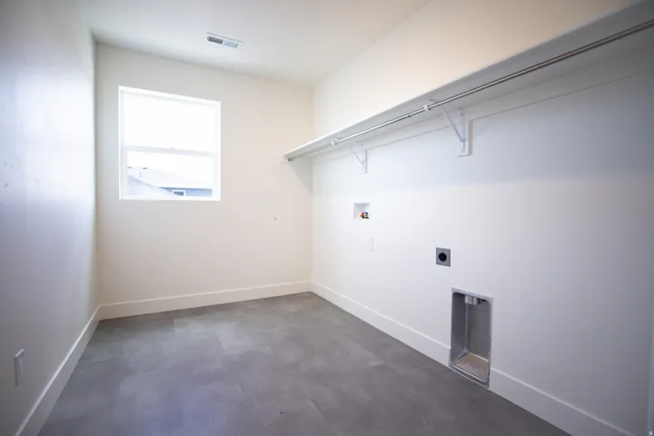 Full-size, dedicated laundry room with washer/dryer hookups