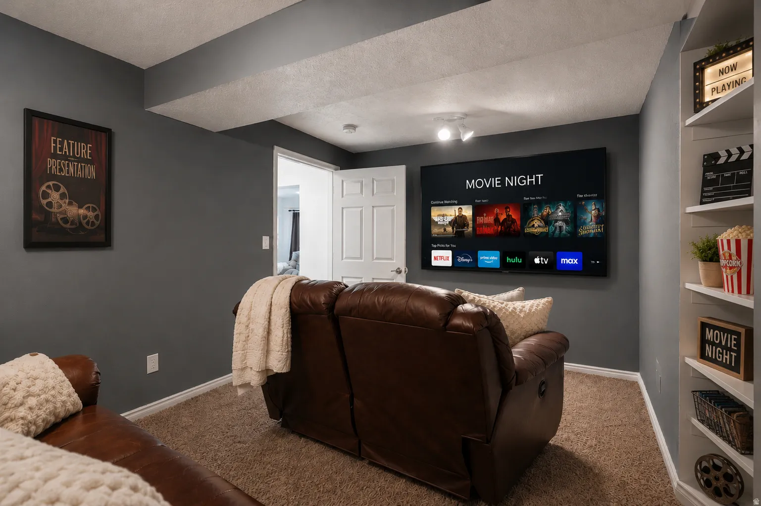 Home theater room