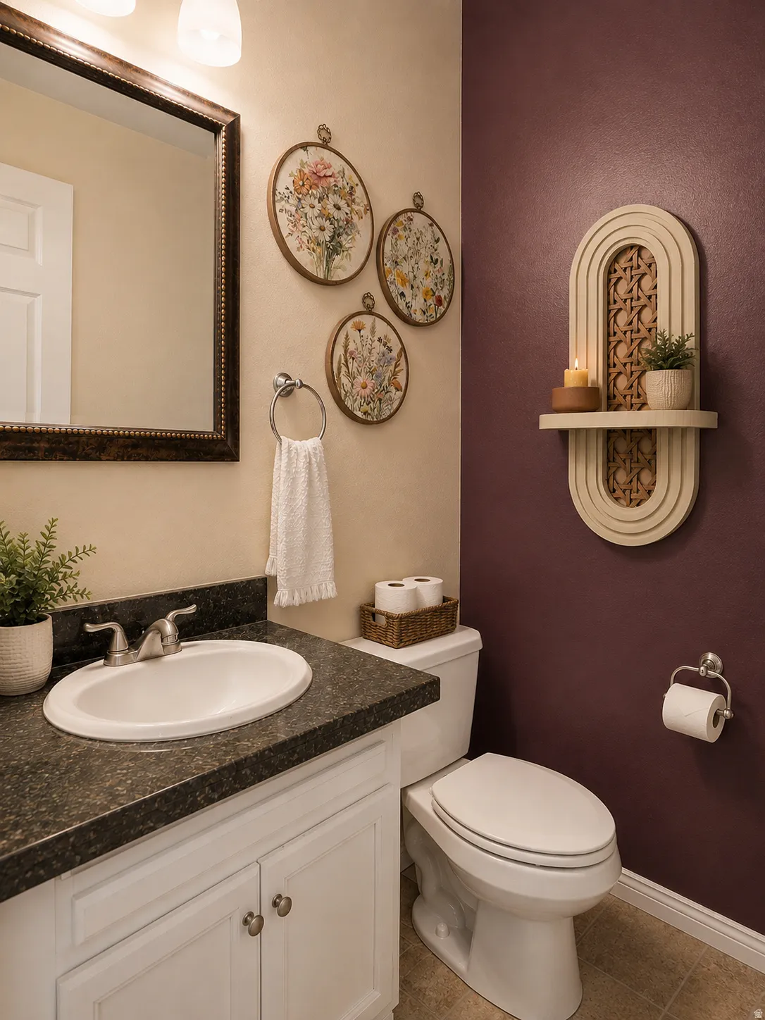 Main floor half bath