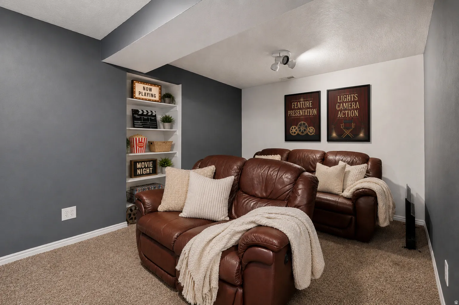 Home theater room