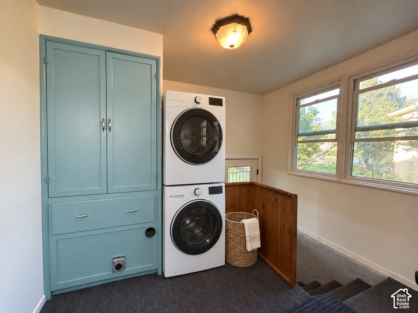 Built-in cabinetry with ample storage