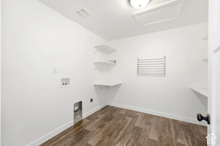 Wood-finish flooring with white walls