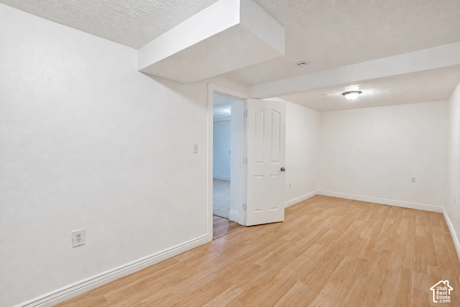 New paint, large basement bedroom