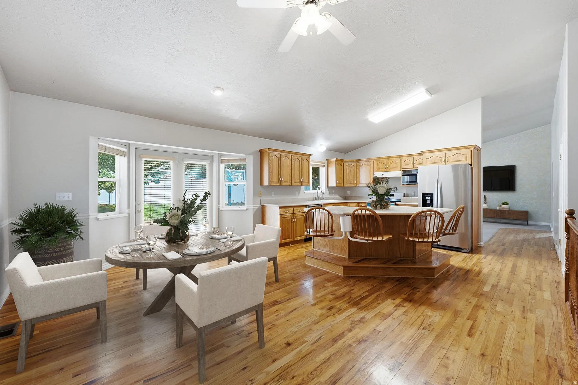 kitchen/ semi formal dining room main level