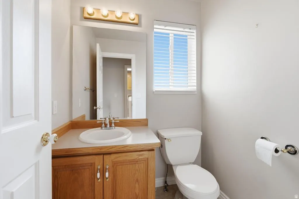 Main level half bath