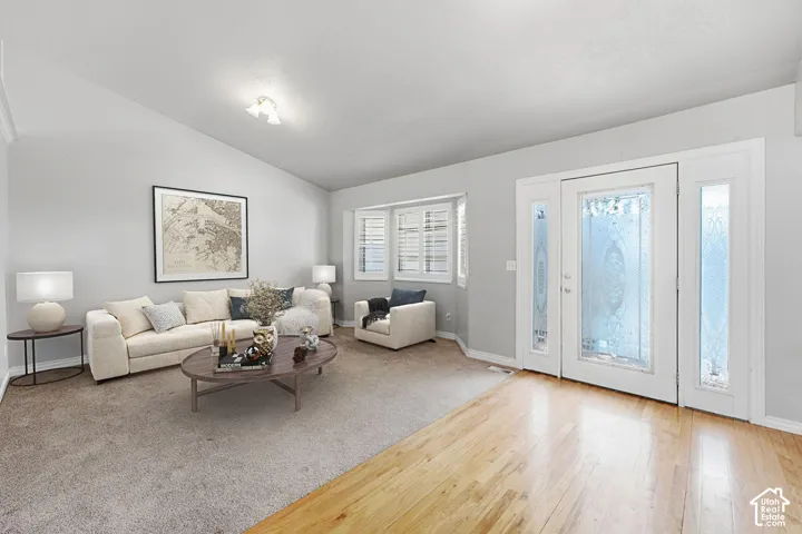 Formal living room off front door