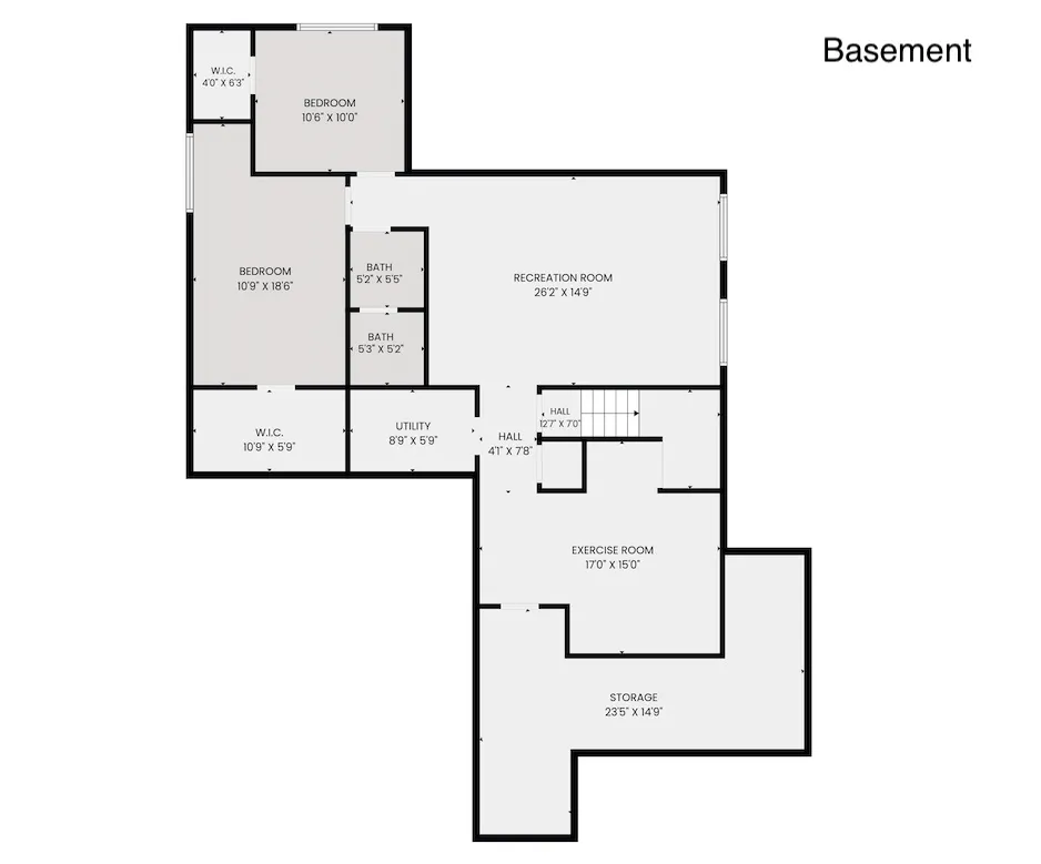 Floor plan, basement