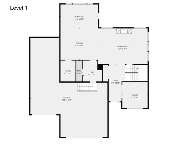 Floor plan, main level
