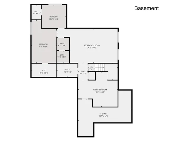 Floor plan, basement