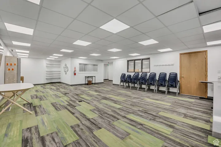 Large training room with exterior door