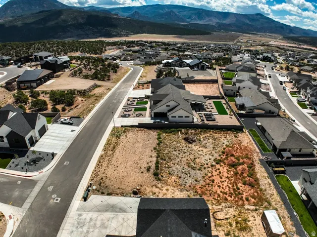 New construction residential development with paved streets and established homes