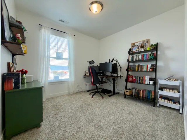 Large bedroom with large window