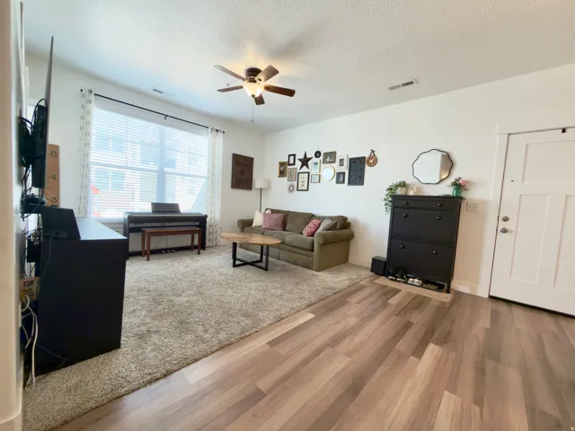 Family room and entry