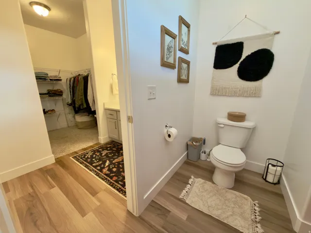 Primary bathroom areas