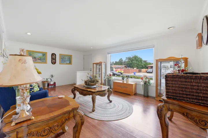 Hardwood-style flooring throughout