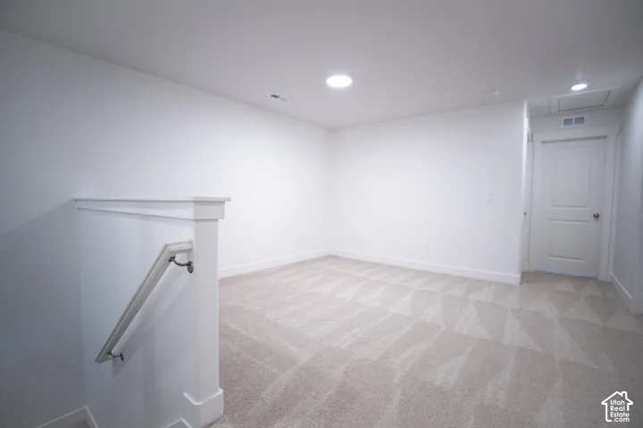 Spacious loft area