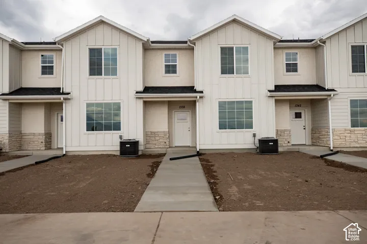 Front of the home. Full landscaping will be installed for these homes.