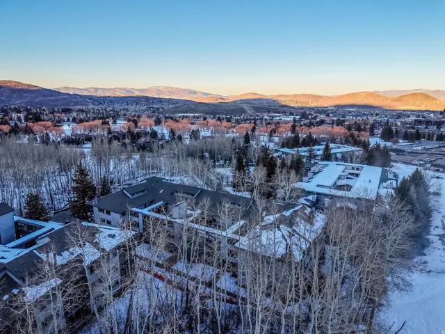 Mountainous backdrop with expansive urban development