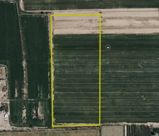 Aerial Map. An overhead view outlining the boundaries of the property