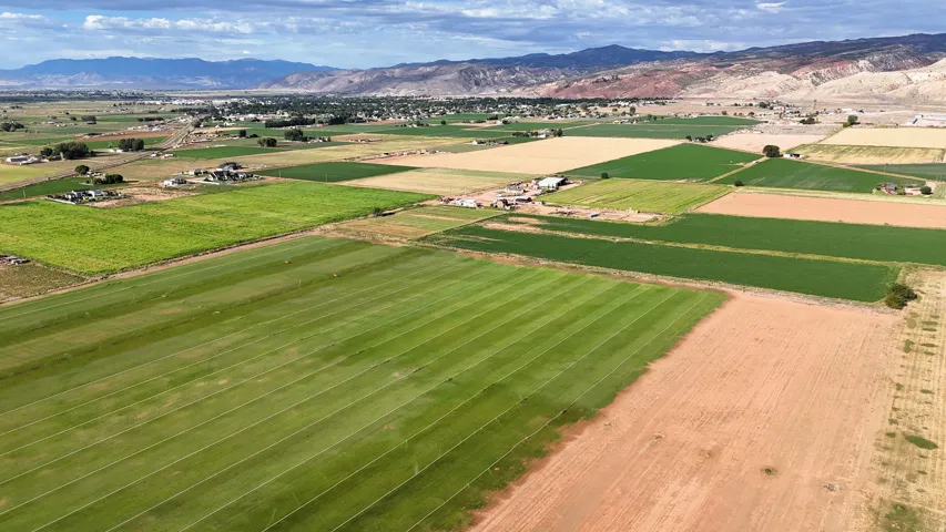 Expansive agricultural land featuring a variety of cultivated fields
