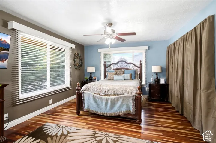 Wood-finish flooring throughout