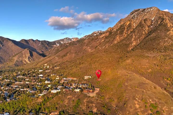 Mountainous terrain with expansive natural landscaping
