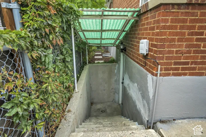 Basement entrance