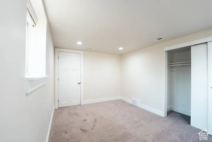 Basement bedroom
