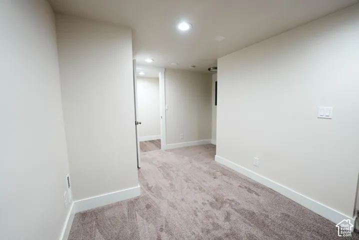 Basement bedroom