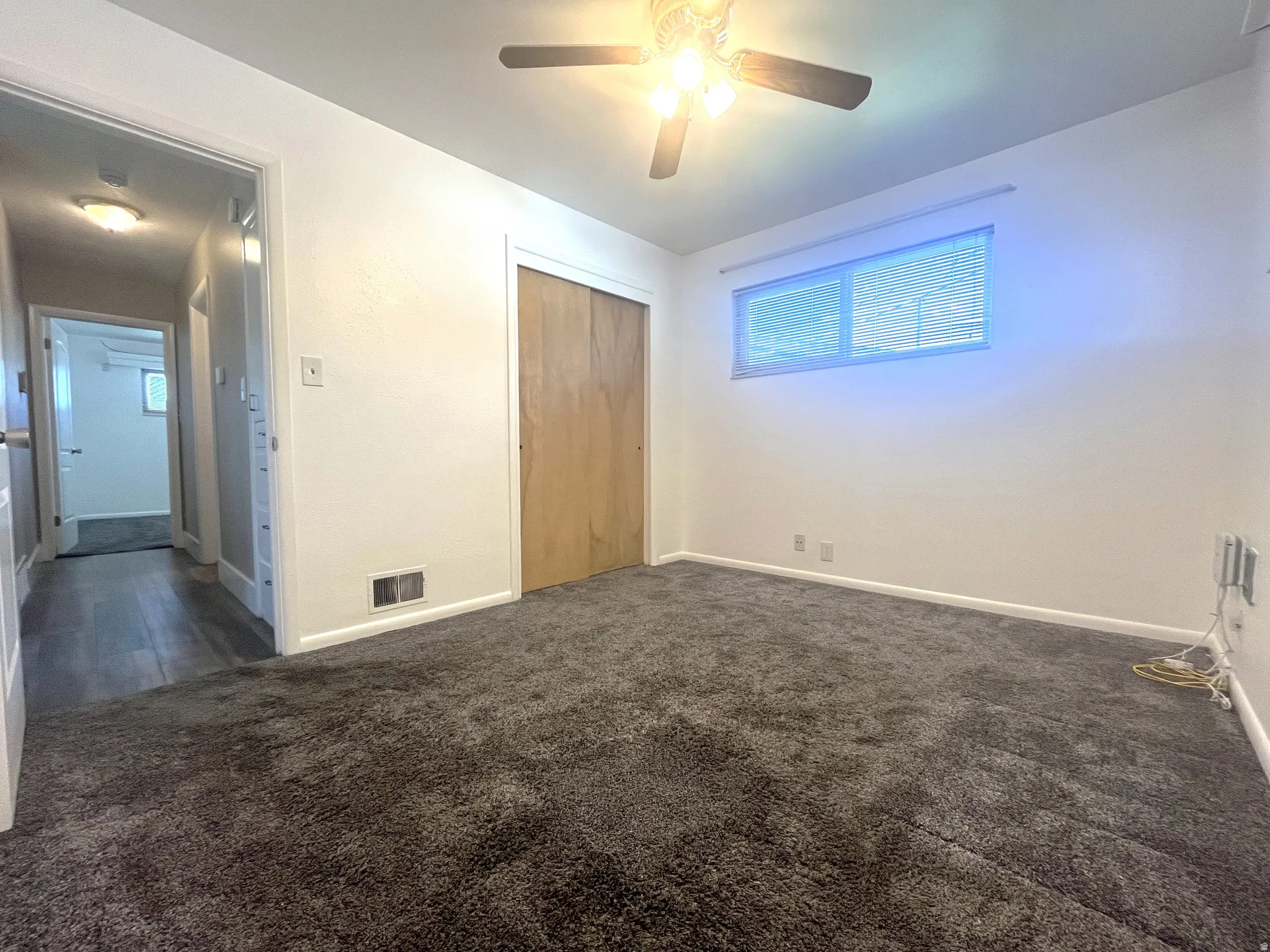 Bedroom 2/Office with gray carpet