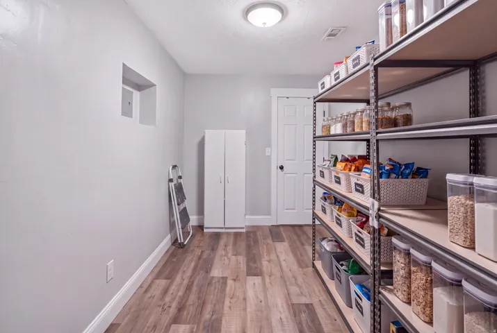 Large Walk in Pantry off the Living Room