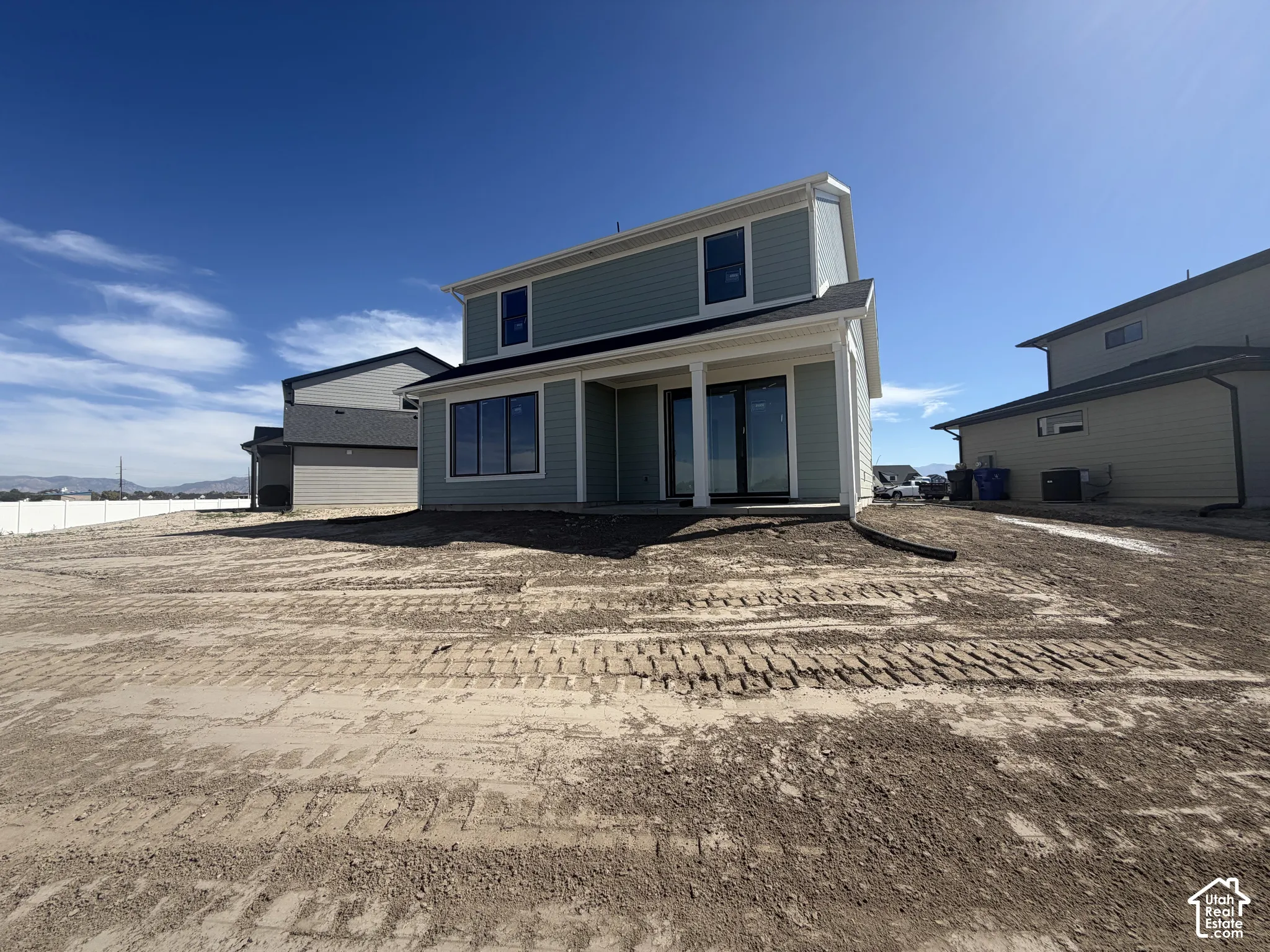 Rear Elevation of House