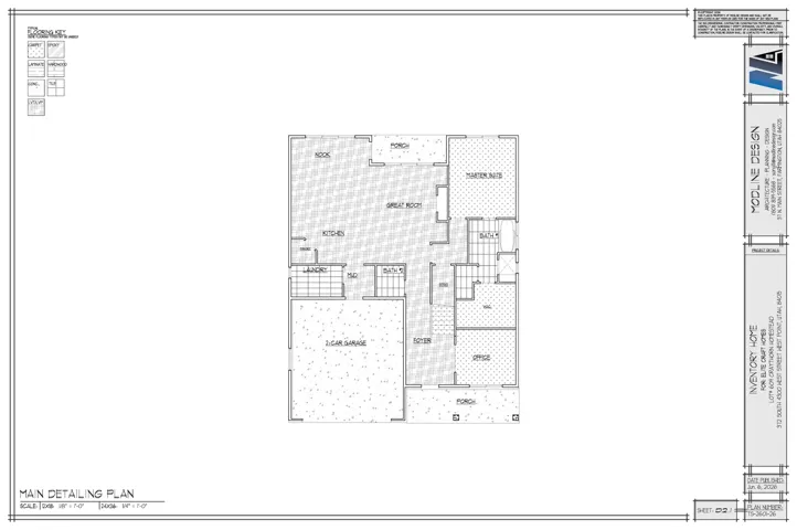 Main Level Flooring plan