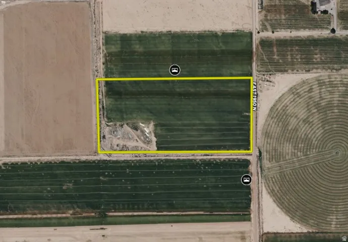 Aerial Map. Depicting the boundaries of the property with surrounding land features